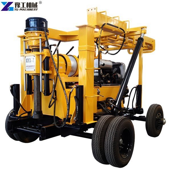 Trailer Mounted Water Well Drilling Rig