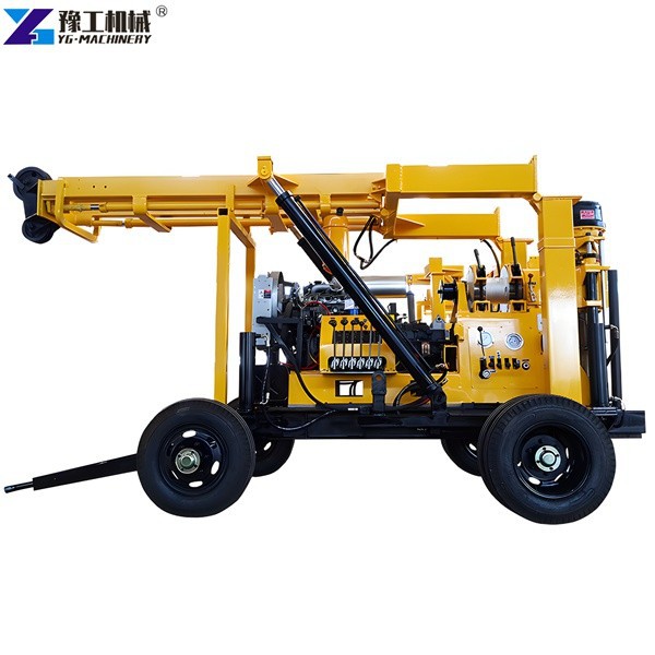 Trailer Mounted Water Well Drilling Rig